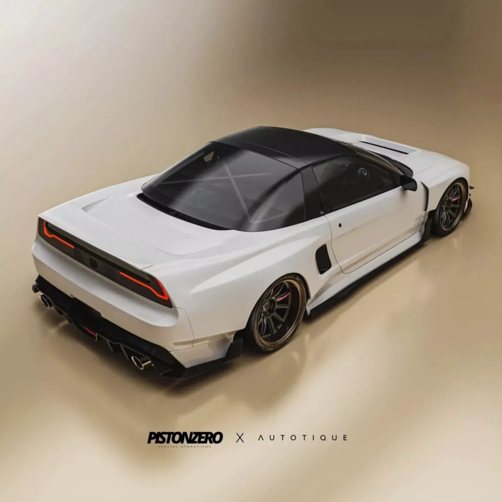 Honda NSX Widebody (задняя часть кузова)