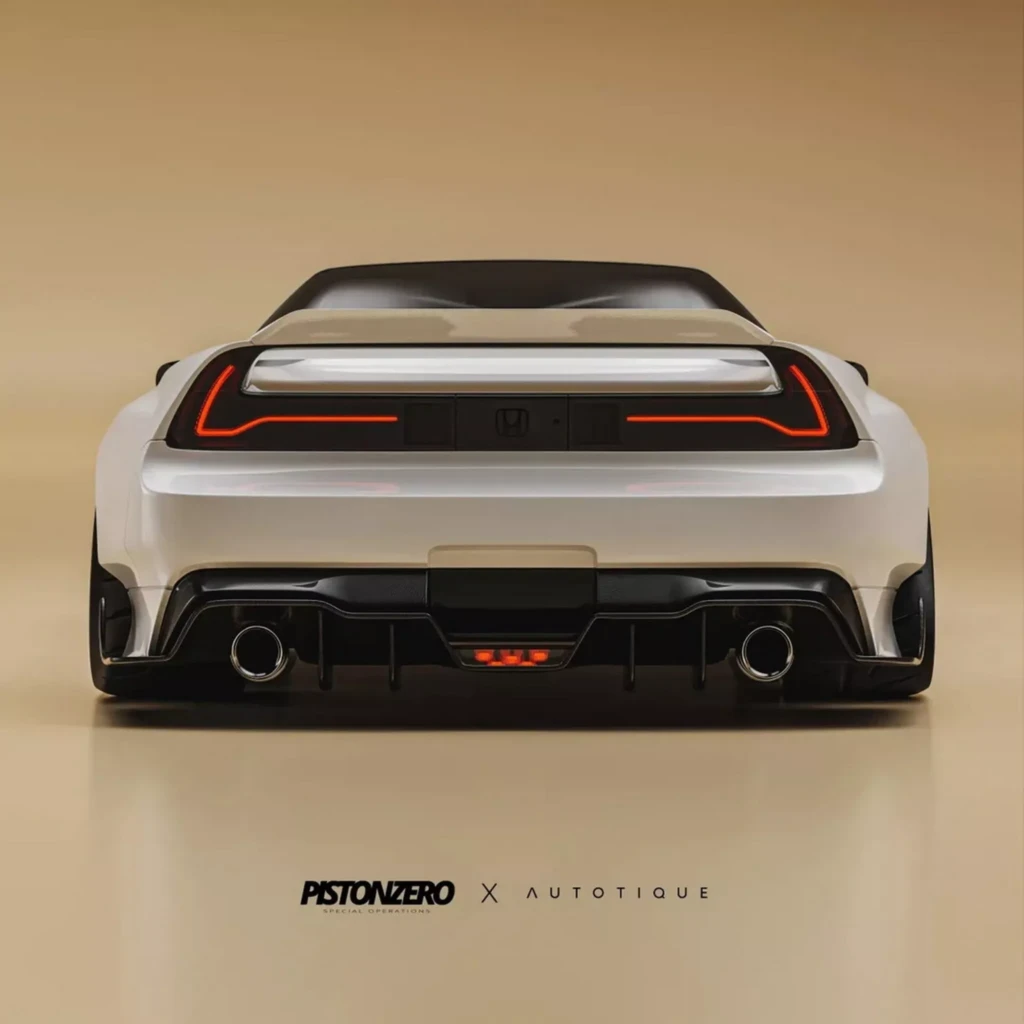 Honda NSX Widebody (задняя часть кузова)