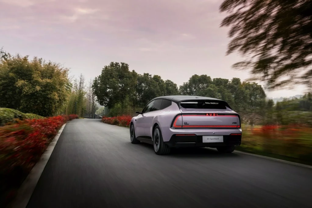Audi E5 Sportback (задняя часть кузова)