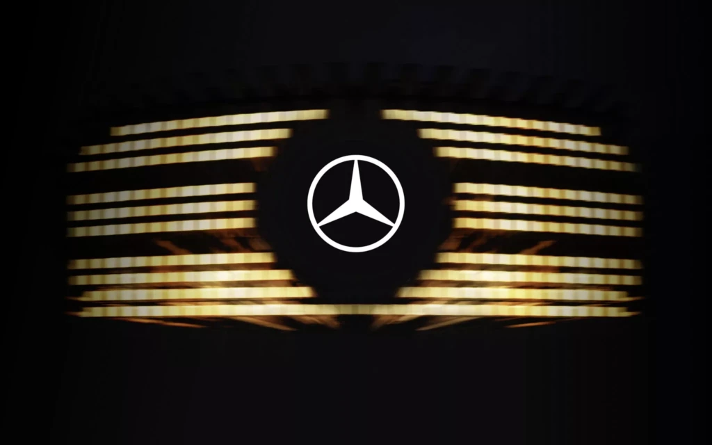 Mercedes GLC електричний (решітка з підсвічуванням)
