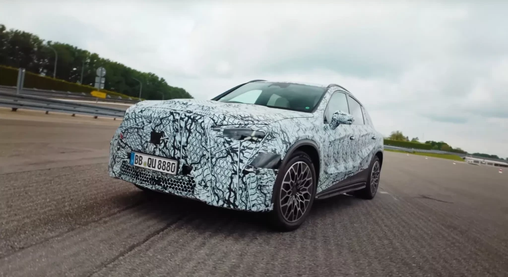 Mercedes GLC на тестах (передня частина кузову)