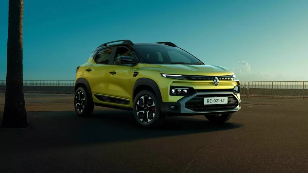Обновлённый Renault Kiger передняя часть кузова