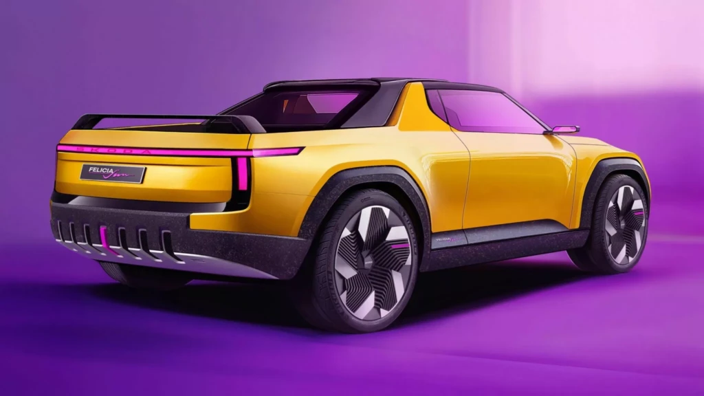 Skoda Felicia Fun Modern Solid задняя часть кузова