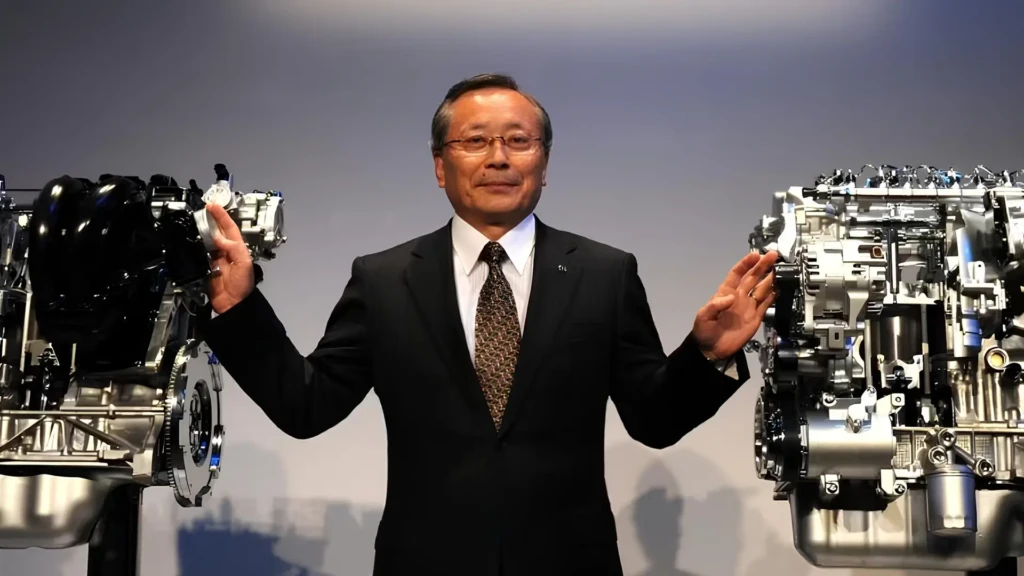 Презентация технологии SKYACTIV с демонстрацией двух автомобильных двигателей