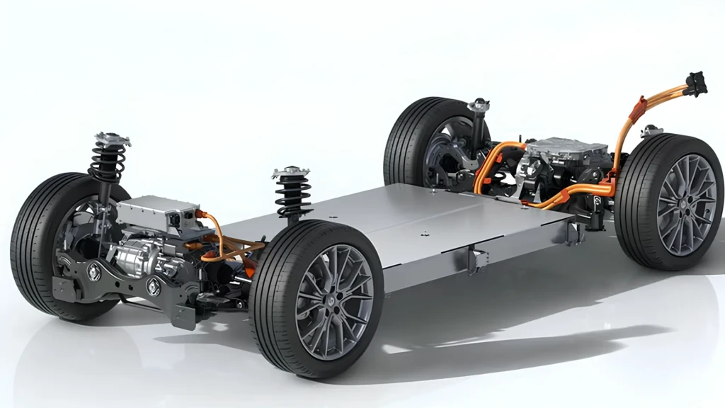 Leapmotor C10 AWD белого цвета, вид сбоку