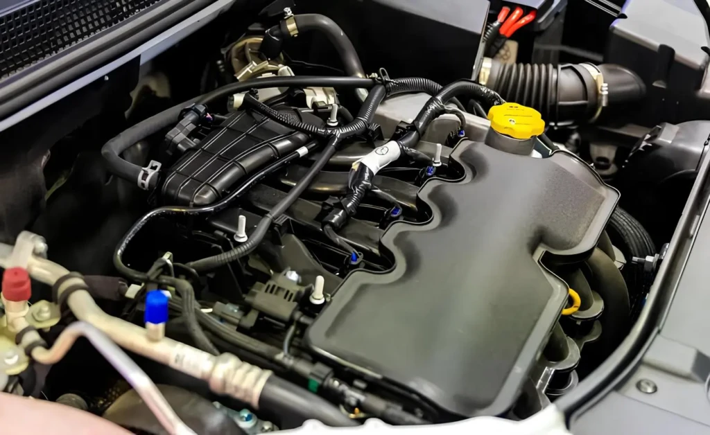 Найгірші бензинові мотори останніх років: зображення сучасного бензинового двигуна під капотом автомобіля