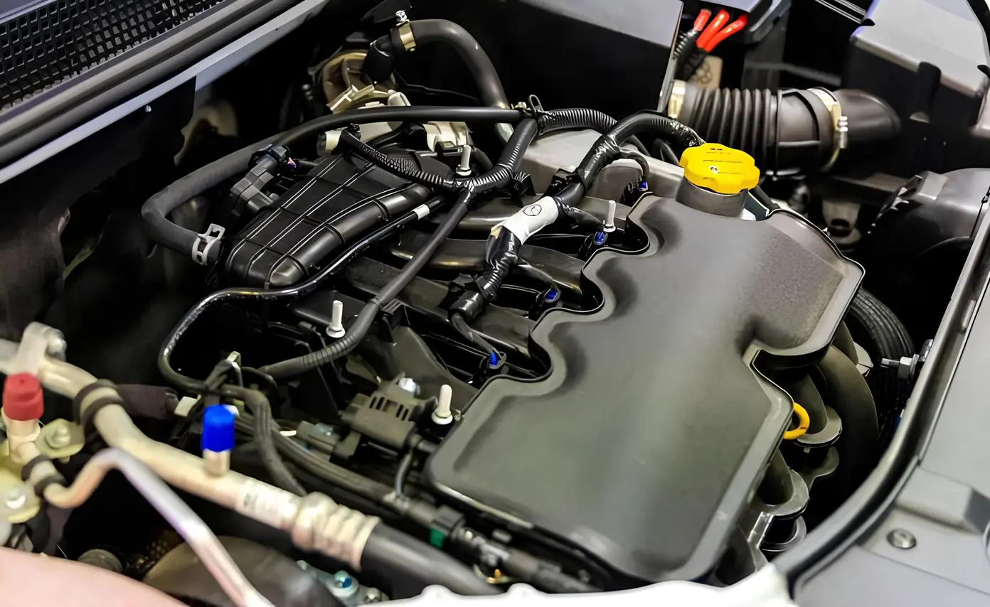 Найгірші бензинові мотори останніх років: зображення сучасного бензинового двигуна під капотом автомобіля
