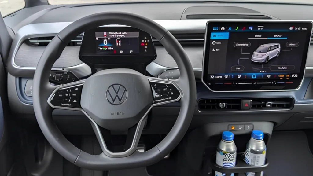 Volkswagen повертає класичні кнопки, салон автомобіля з цифровою панеллю та центральним дисплеєм