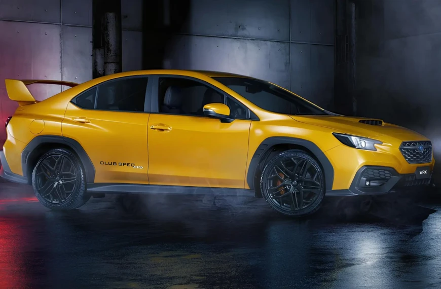 Subaru WRX AWD Club Spec Evo: лімітований седан для фанатів марки