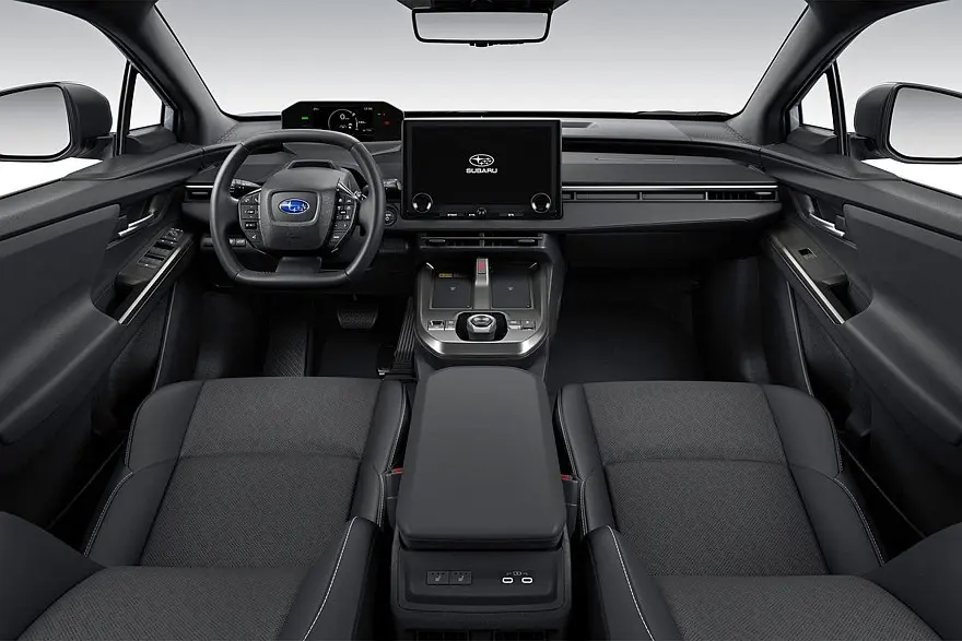 Subaru E-Outback в Европе: интерьер электрического кроссовера с цифровой панелью и крупным центральным дисплеем