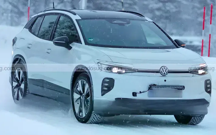 Електричний Tiguan: замаскований кросовер Volkswagen під час зимових тестів