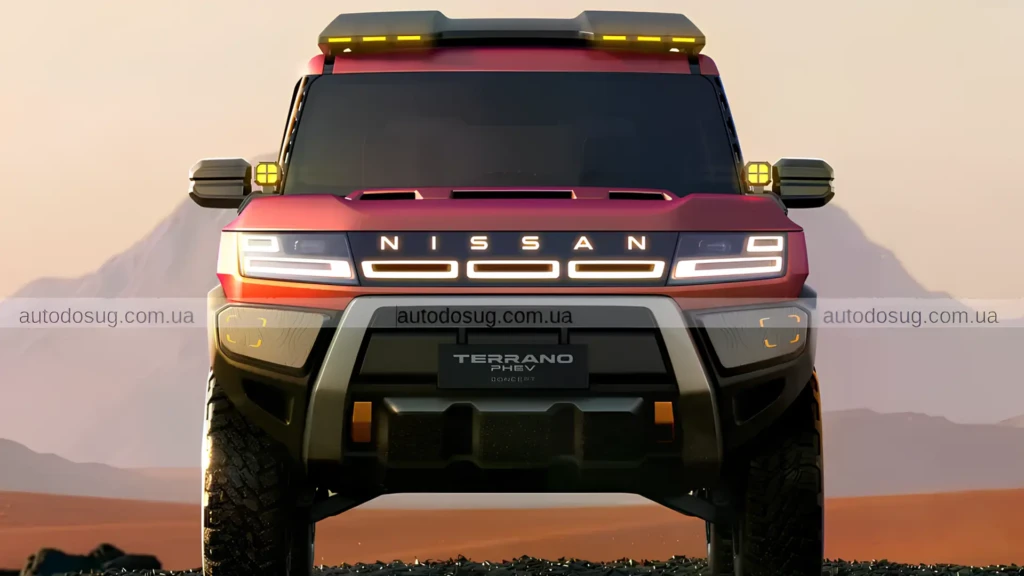 Новий Nissan Terrano PHEV на рендері у позашляховому стилі