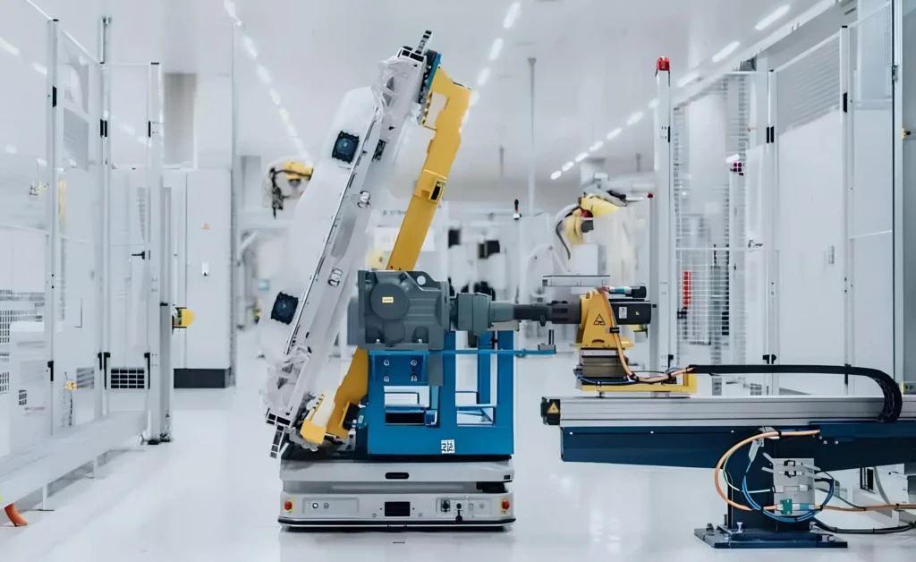 Автоматизированная производственная линия Rimac для сборки батарейных модулей BMW i7