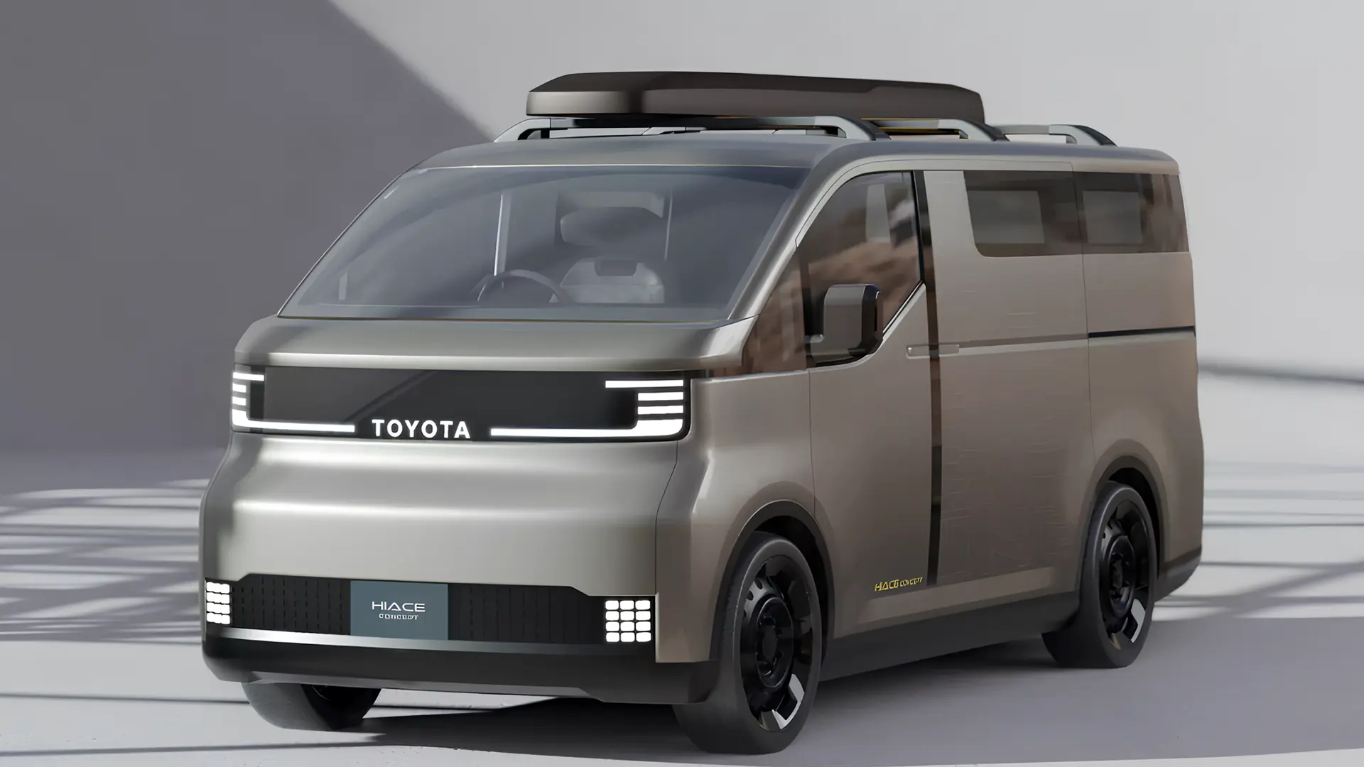Toyota HiAce 2027 у статті про нове покоління комерційного мінівена