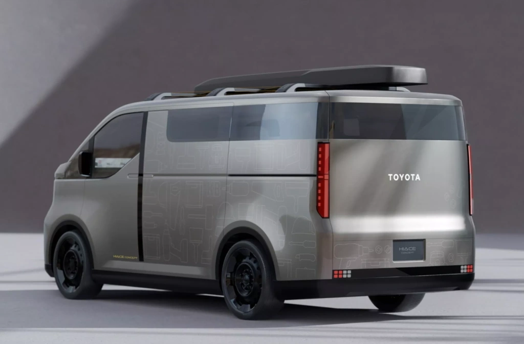 Toyota HiAce 2027 у статті про нове покоління комерційного мінівена
