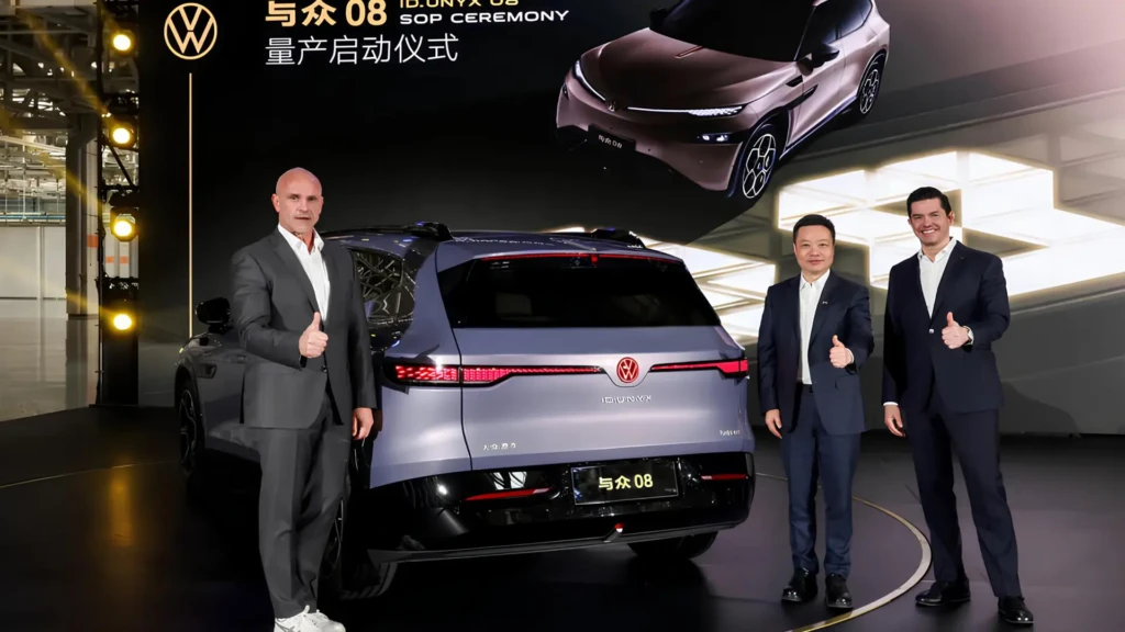 Презентація електромобіля Volkswagen на церемонії запуску виробництва