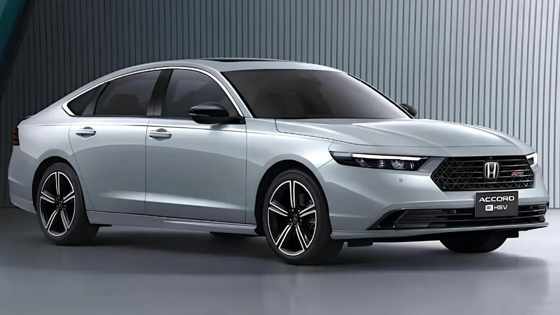 Оновлений Honda Accord у сірому кольорі в студії