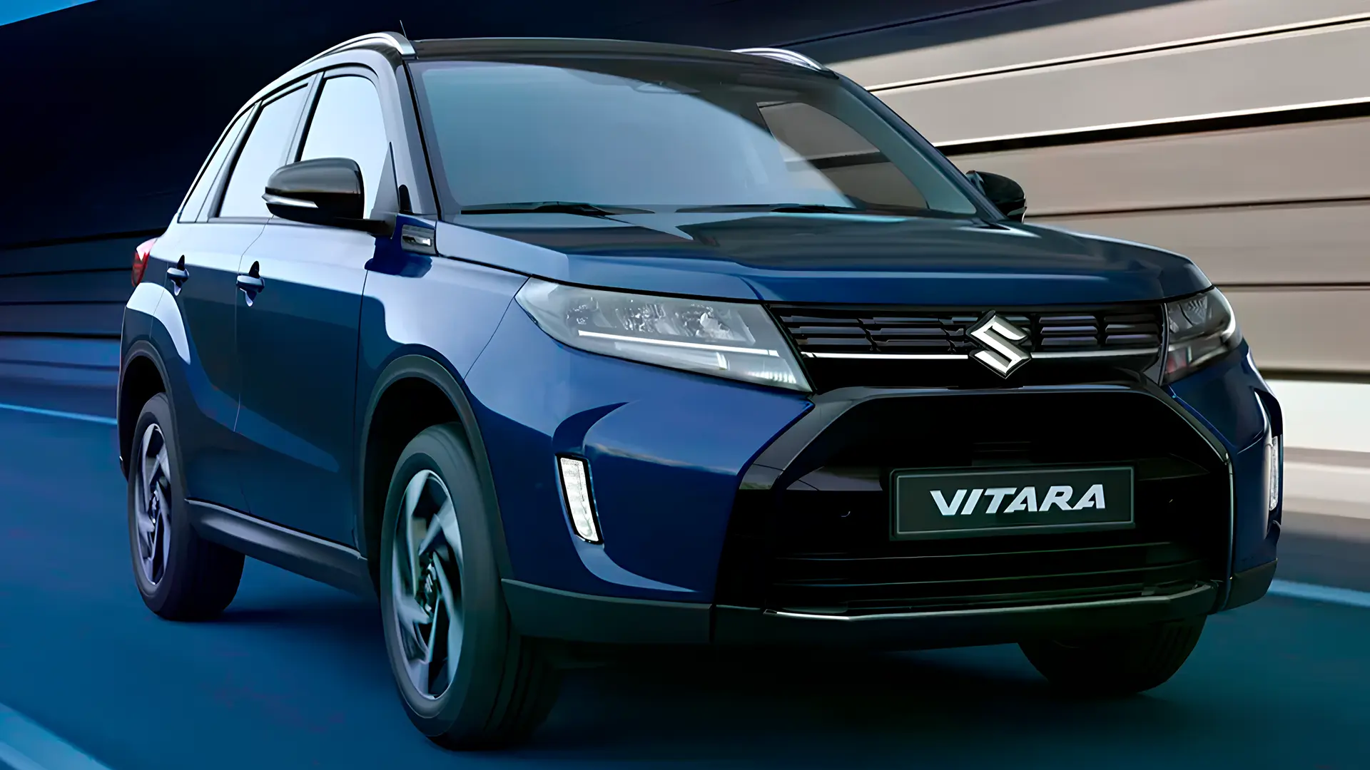 Синій кросовер Suzuki Vitara Limited Edition на промозображенні