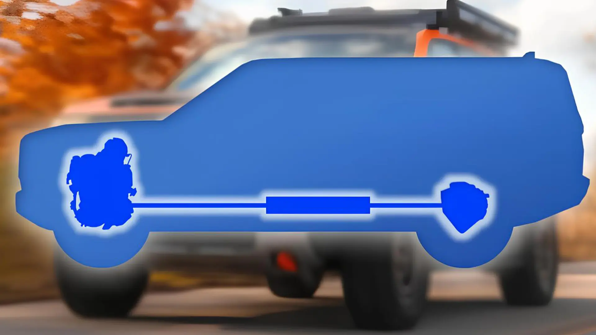 Силует позашляховика Honda як потенційного конкурента Toyota Land Cruiser