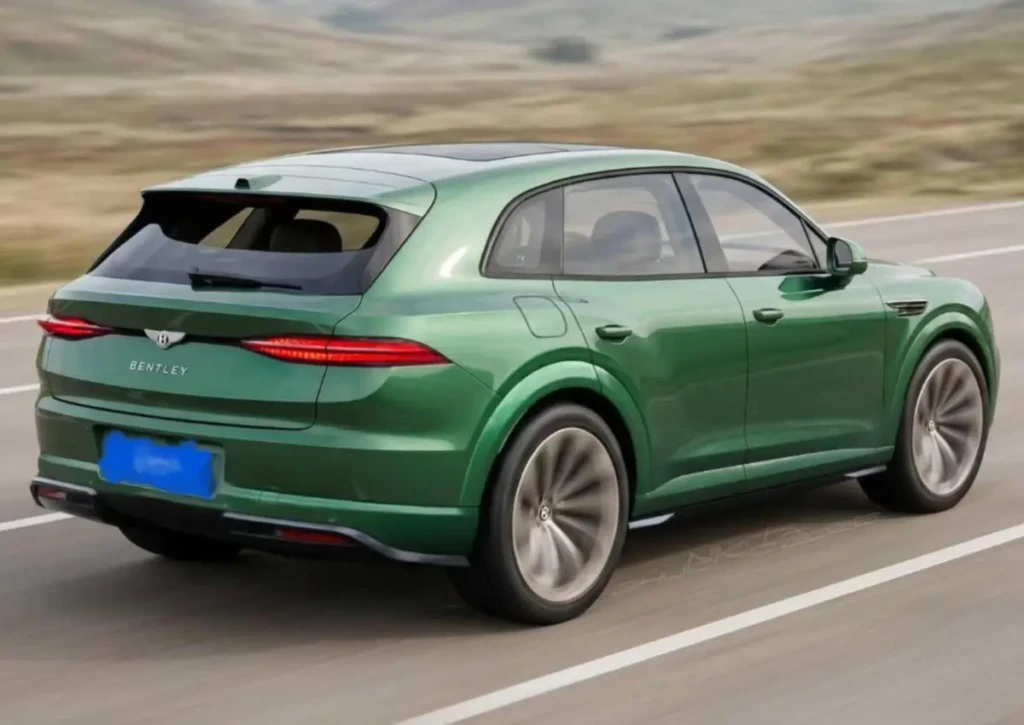 Новий електричний SUV Bentley у русі